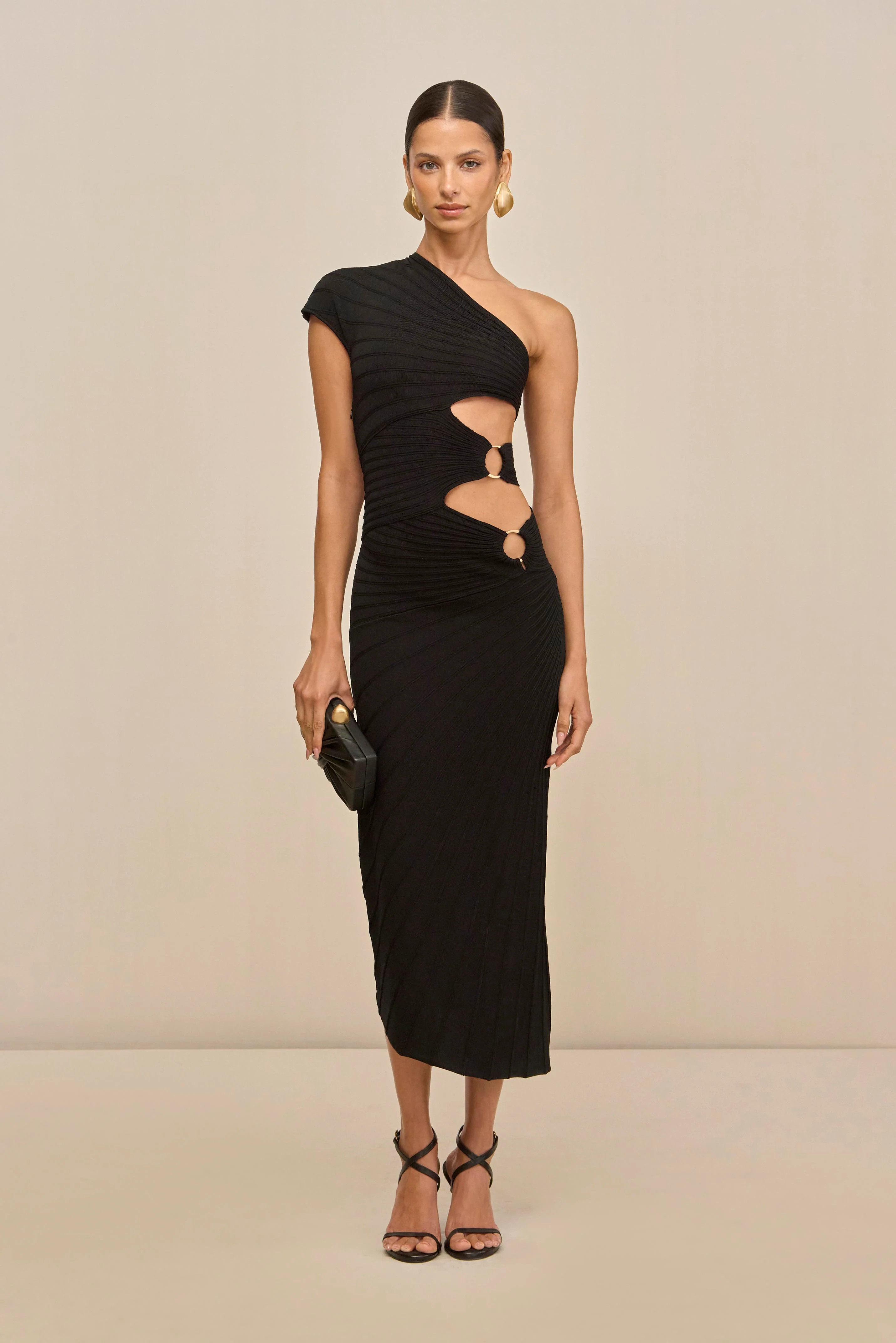 LURENZ KNIT DRESS - BLACK | Cult Gaia - US