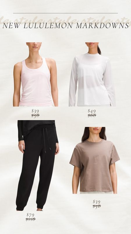 New markdowns from Lululemon! 

Lululemon markdowns, lululemon sale, athleisure, activewear, fitness gear, spring style 

#LTKfitness #LTKActive #LTKstyletip