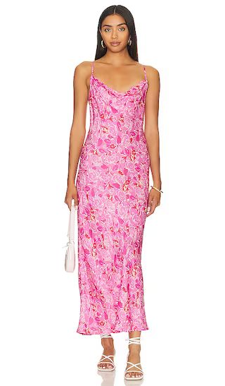 Islamorada Bias Strappy Maxi Dress in Canyon Rose | Revolve Clothing (Global)