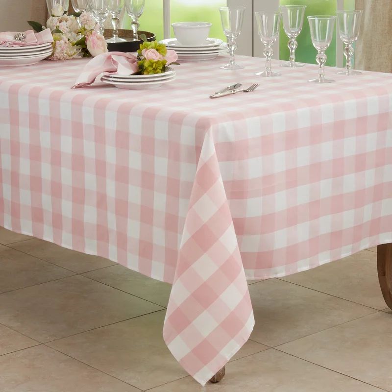 Salerno Plaid Cotton Tablecloth | Wayfair North America