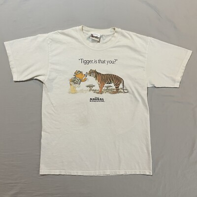 Vintage Disney Animal Kingdom Tigger is that you? Winnie the Pooh Shirt Size M/L  | eBay | eBay US