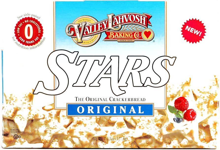 Valley Lahvosh Stars Crackers Original 4.5 oz each (1 Item Per Order) | Amazon (US)