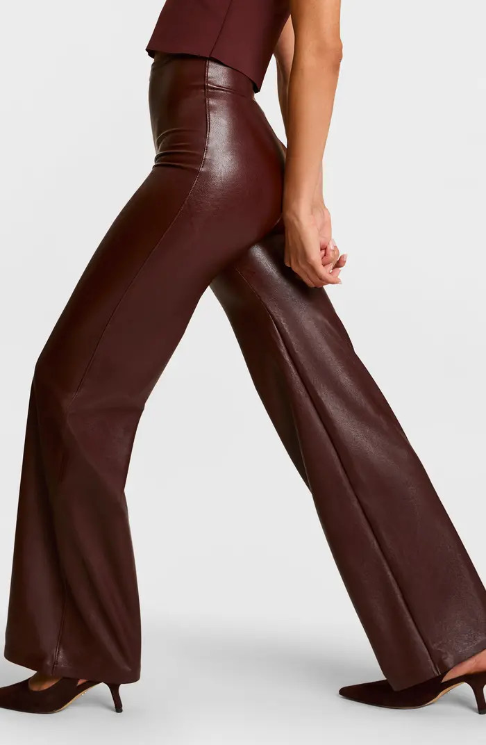 Wide Leg Faux Leather Pants | Nordstrom