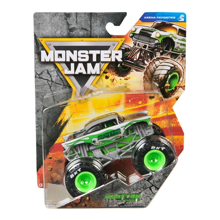 Monster Jam Avenger Monster Truck, 1:64 Scale | Walmart (US)