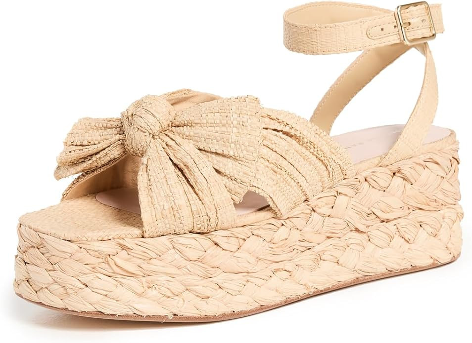 Loeffler Randall Women's Gaby Pleated Bow Braided Espadrilles | Amazon (US)