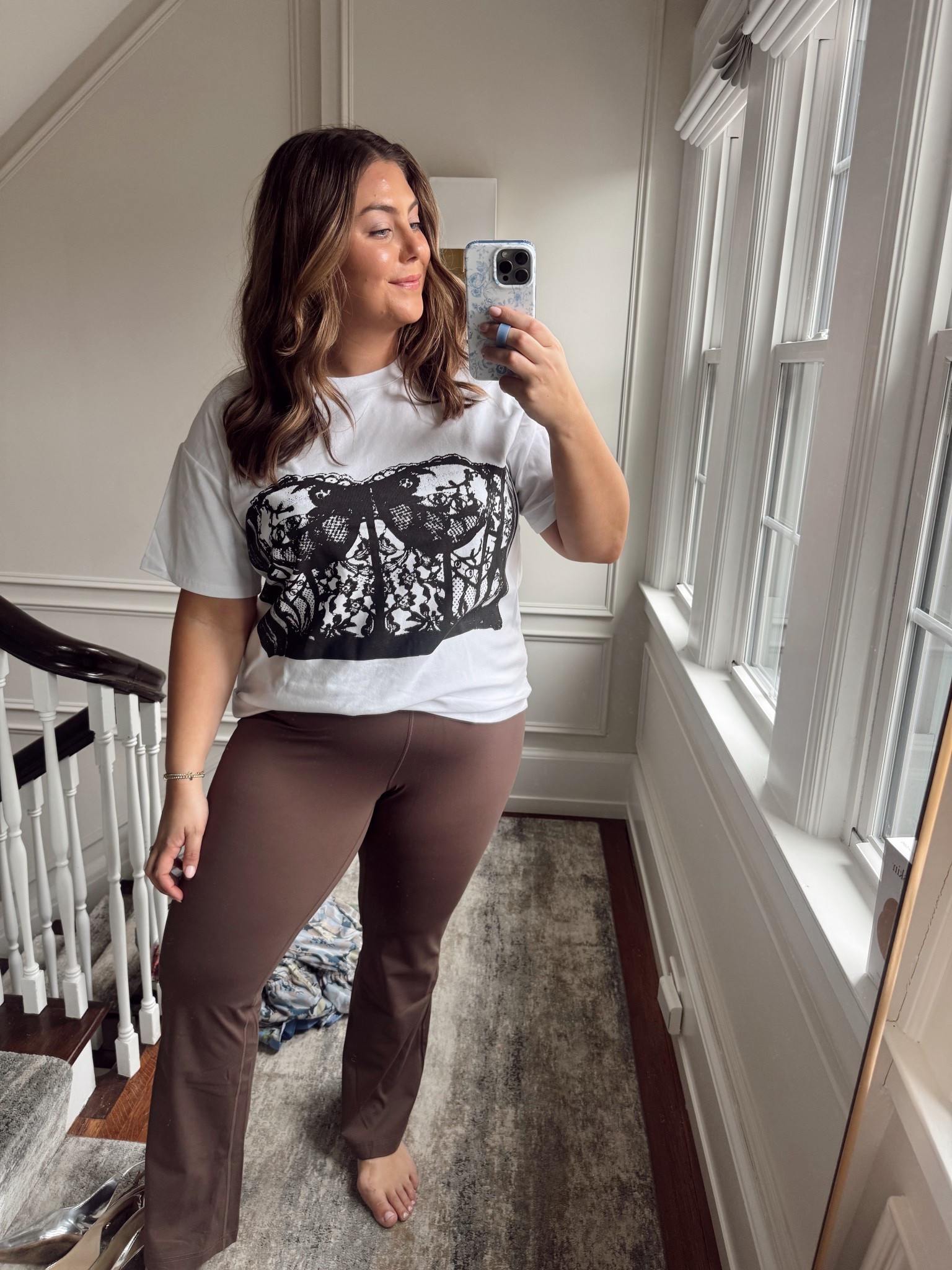 Wearing 2X in this fun shirt - thought it would be perfect for #FitTipTuesdays 👙✨ wearing 1X in pants. 

#LTKStyleTip #LTKMidsize