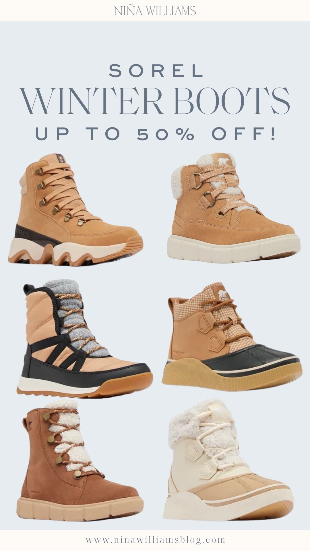 Sorel winter boots sale finds! Up to 50% off! Now under $100! Winter boots sale finds- fall boots 

#LTKSaleAlert #LTKOver40 #LTKFindsUnder100