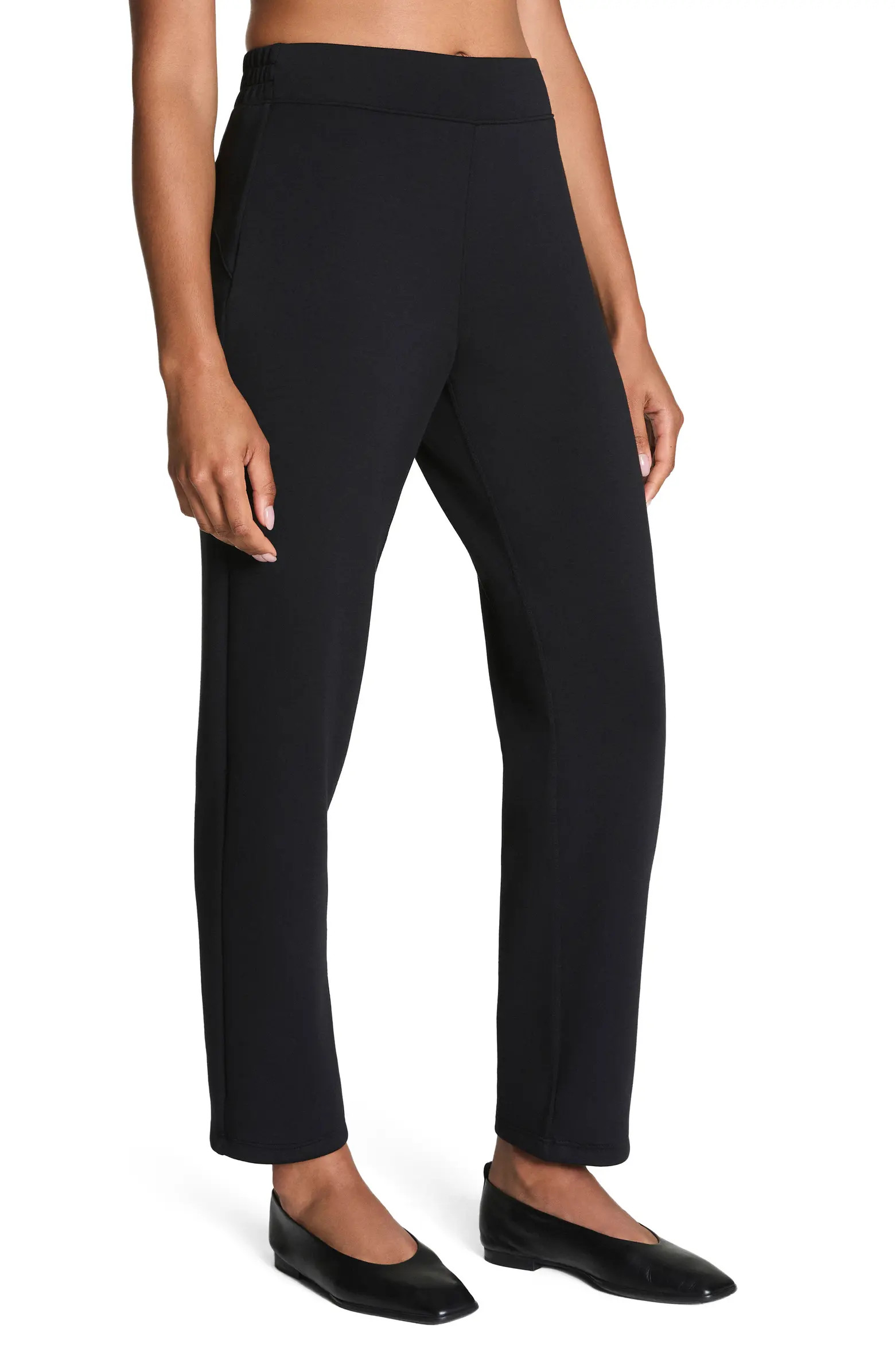 SPANX® AirEssentials Straight Leg Ankle Pants | Nordstrom | Nordstrom