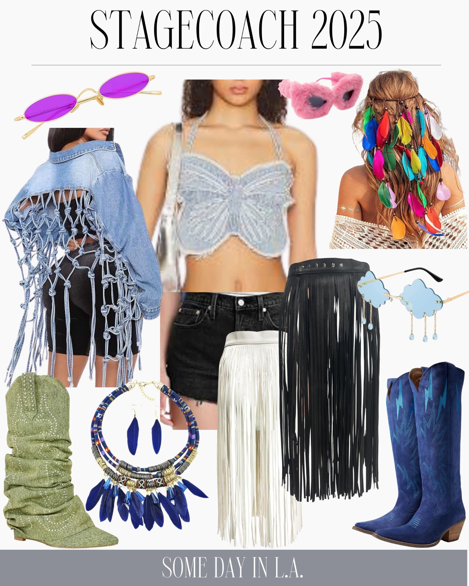 Stagecoach Festival look 💜💗💛🩵🩷

#LTKFindsUnder100 #LTKFestival #LTKSeasonal