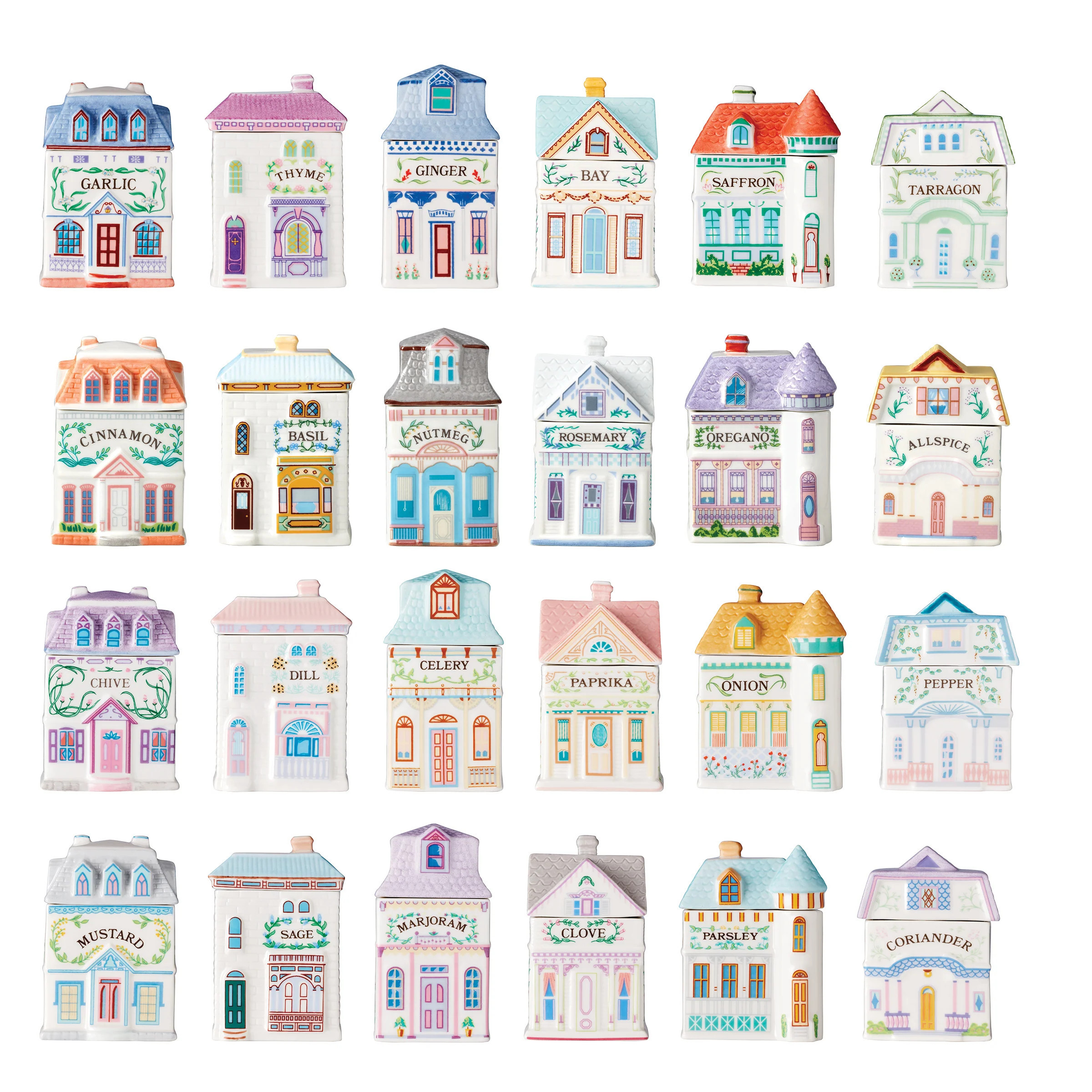 Lenox Spice Village 24-Piece Spice Jar Set | Lenox