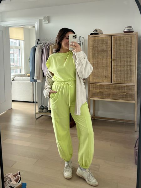 This Amazon jumpsuit has quickly become one of my favorites, literally so comfortable and just just something I throw on constantly. Has a really cute little open back, and it’s the perfect outfit for days when you don’t feel like trying lol but want to look like you somewhat cared 😂 

Runs a little big, I sized down to a S but an M would have been fine too (M is my normal size). Just depends how you want it to fit! Under $30

#LTKActive #LTKfindsunder50 #LTKsalealert