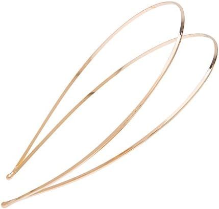 L. Erickson Metal Double Headband - Gold | Amazon (US)