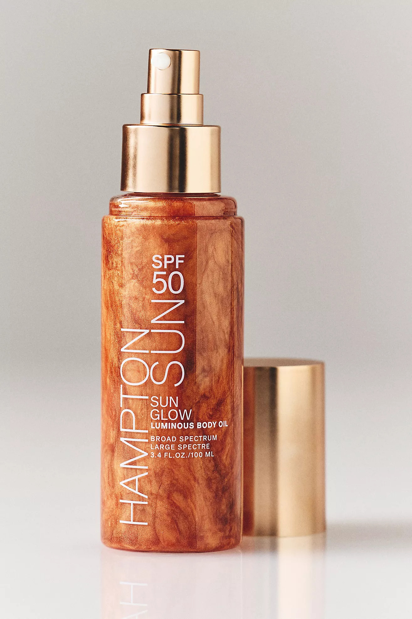 Hampton Sun SPF 50 Sun Glow Luminous Body Oil | Anthropologie (US)