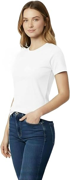 T-Shirts for Women | 100% Cotton Casual Short Sleeve Crew Neck T-Shirts for Women | Amazon (US)