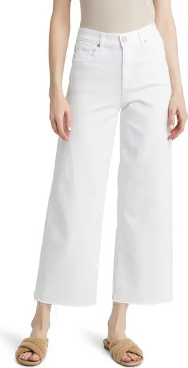 AG Saige High Waist Ankle Wide Leg Jeans | Nordstrom | Nordstrom