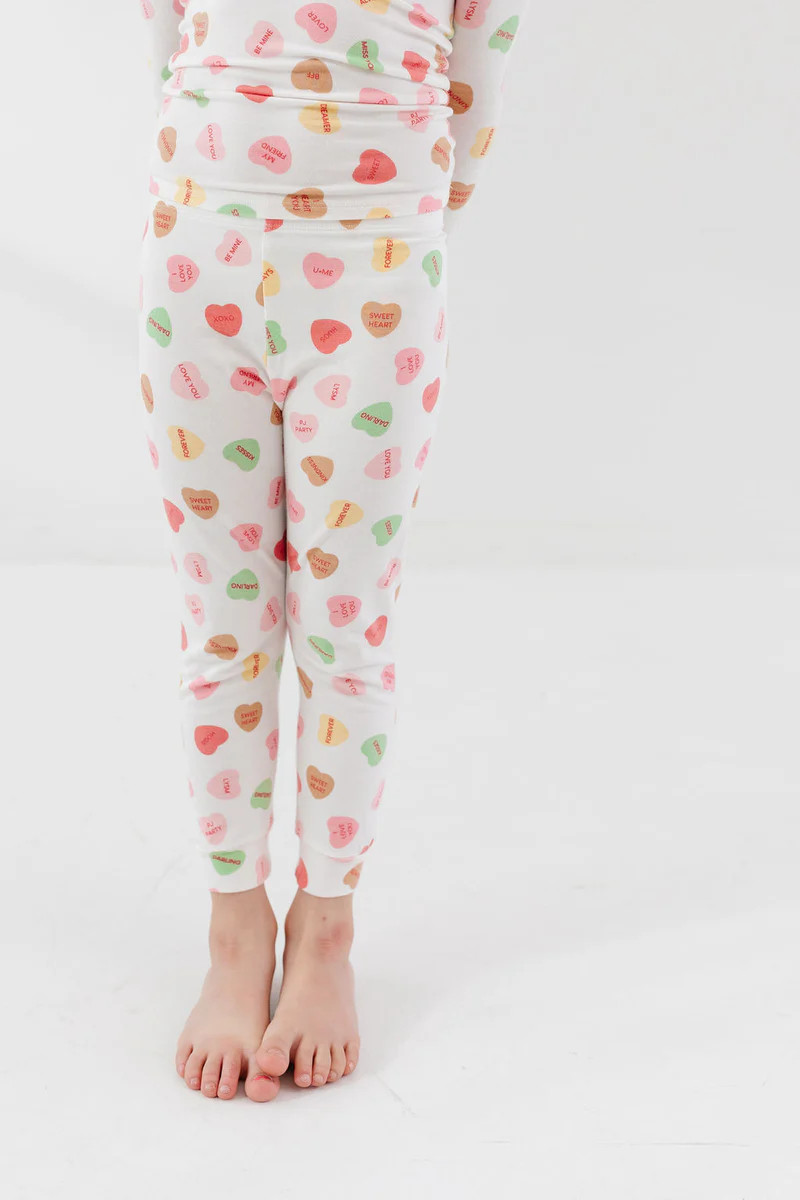 PJ Set in Conversation Hearts | Plain Jane