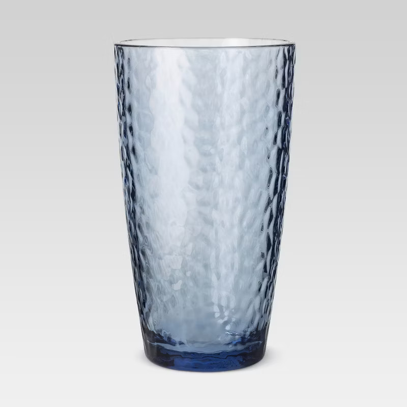 Plastic Textured Tall Tumbler 18oz Blue - Threshold™ | Target