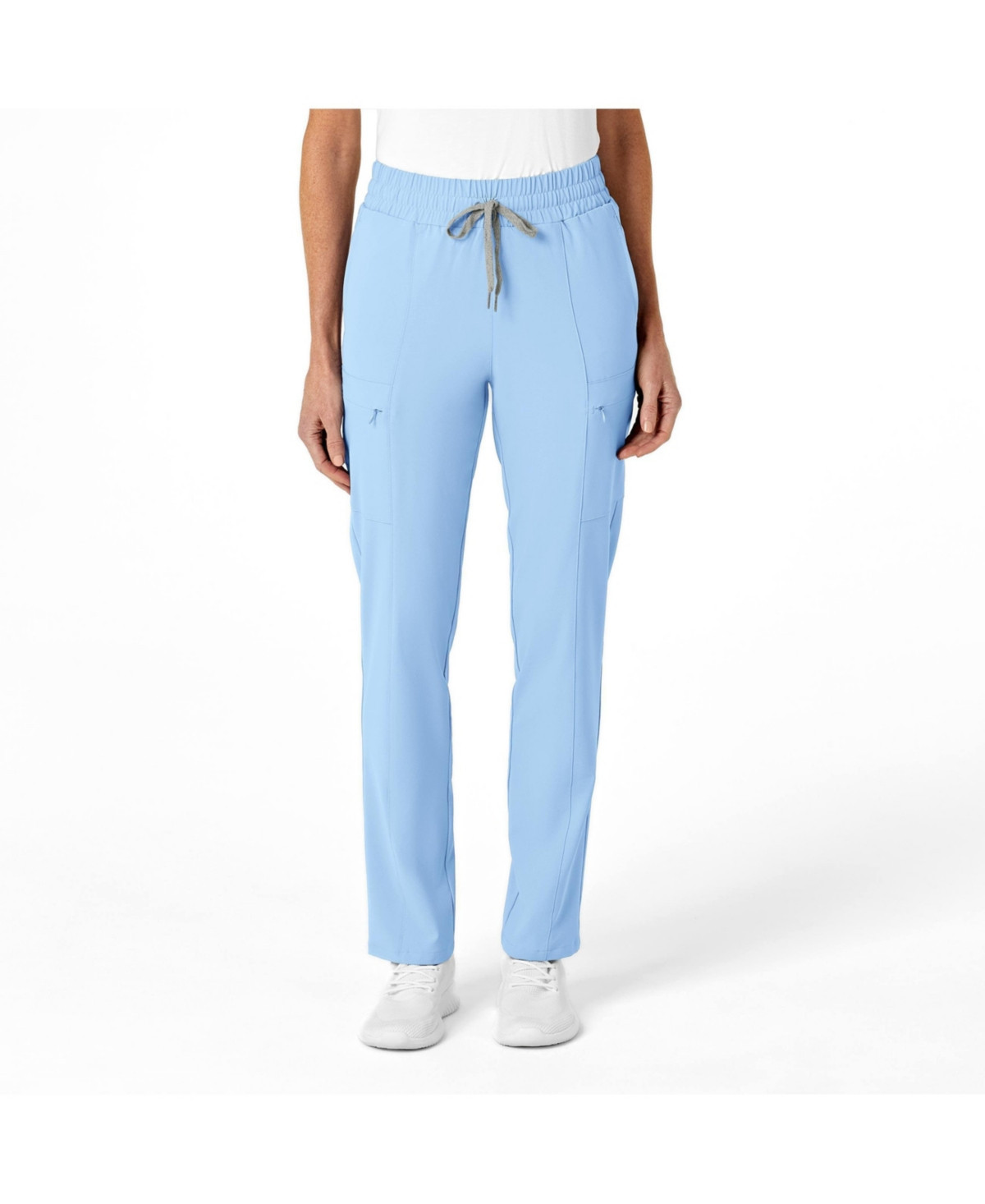 Wink Renew Women's High Waist Slim Leg Scrub Pant - Powder blue | Macy's