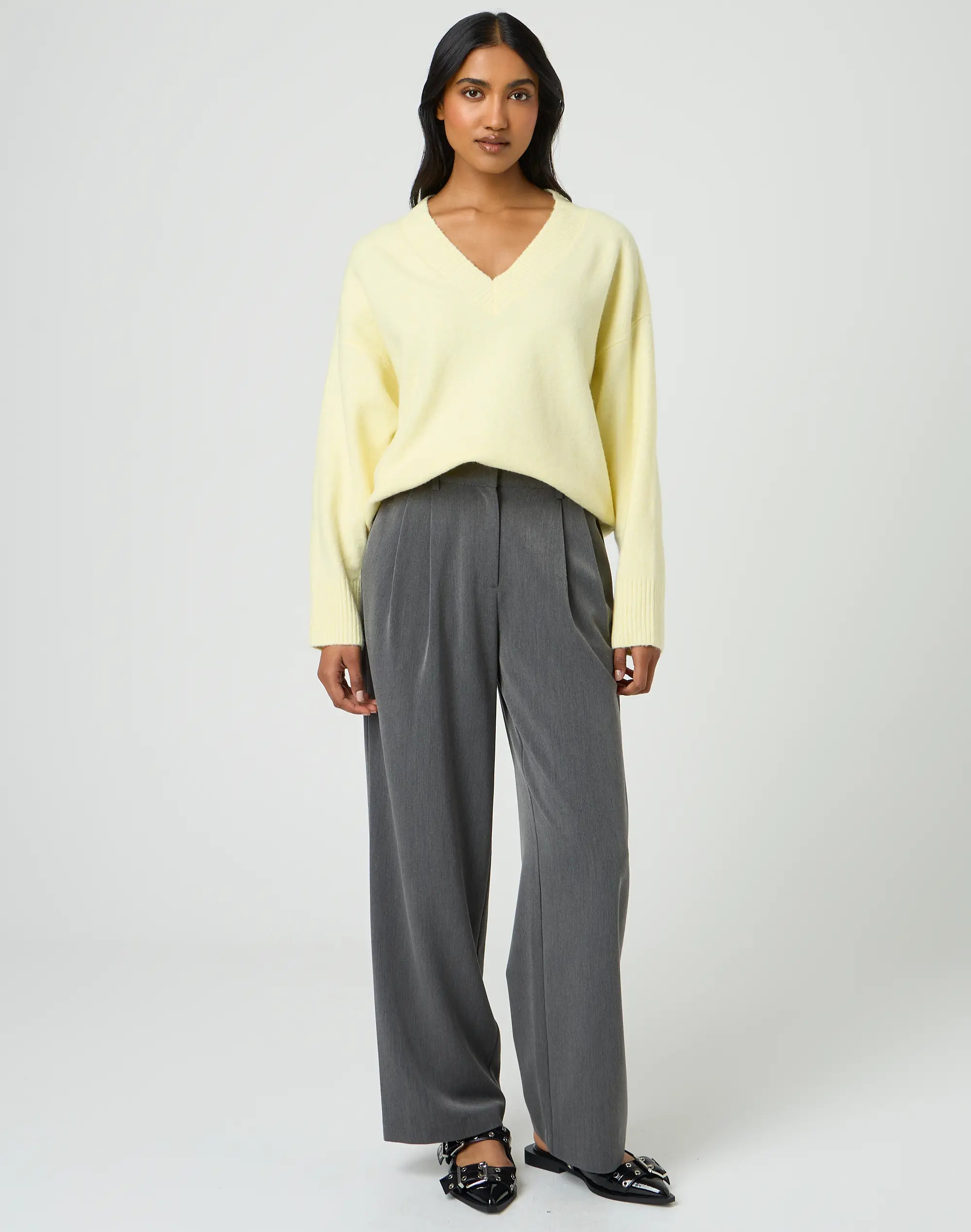 Cosy V Neck Knit Jumper | Glassons (Australia)