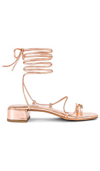 Agate Sandal in Rose Gold | Revolve Clothing (Global)