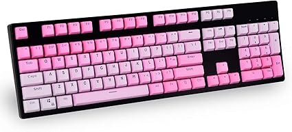 Bossi DoubleShot PBT Gradient Backlit Keycaps Set 104 Key OEM Profile Keycap for Cherry MX Switch... | Amazon (US)
