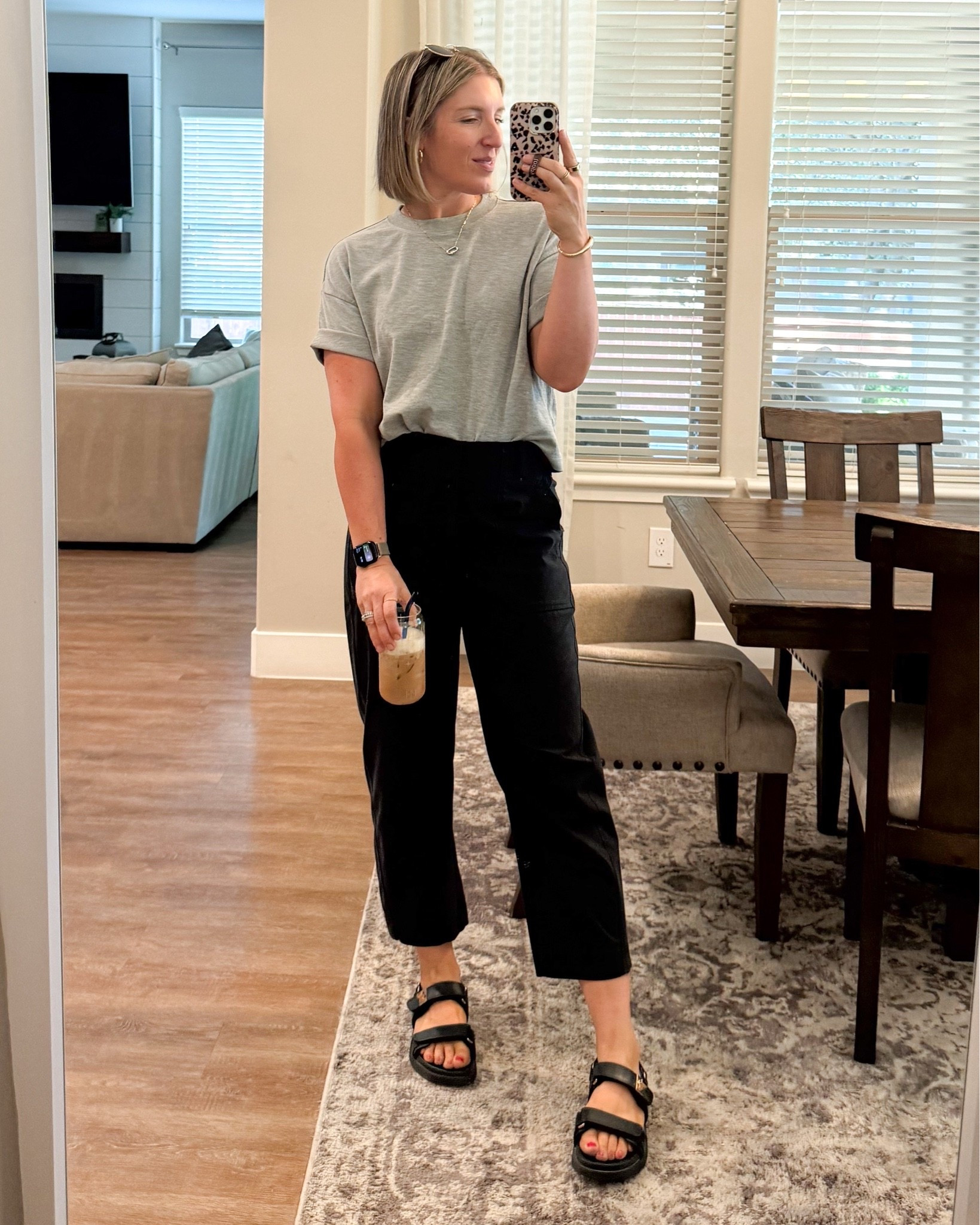 Neutrals - these pants are a perfect barrel and so comfy and this tee is from Target!!!

#LTKdayinmylife #LTKmomlife