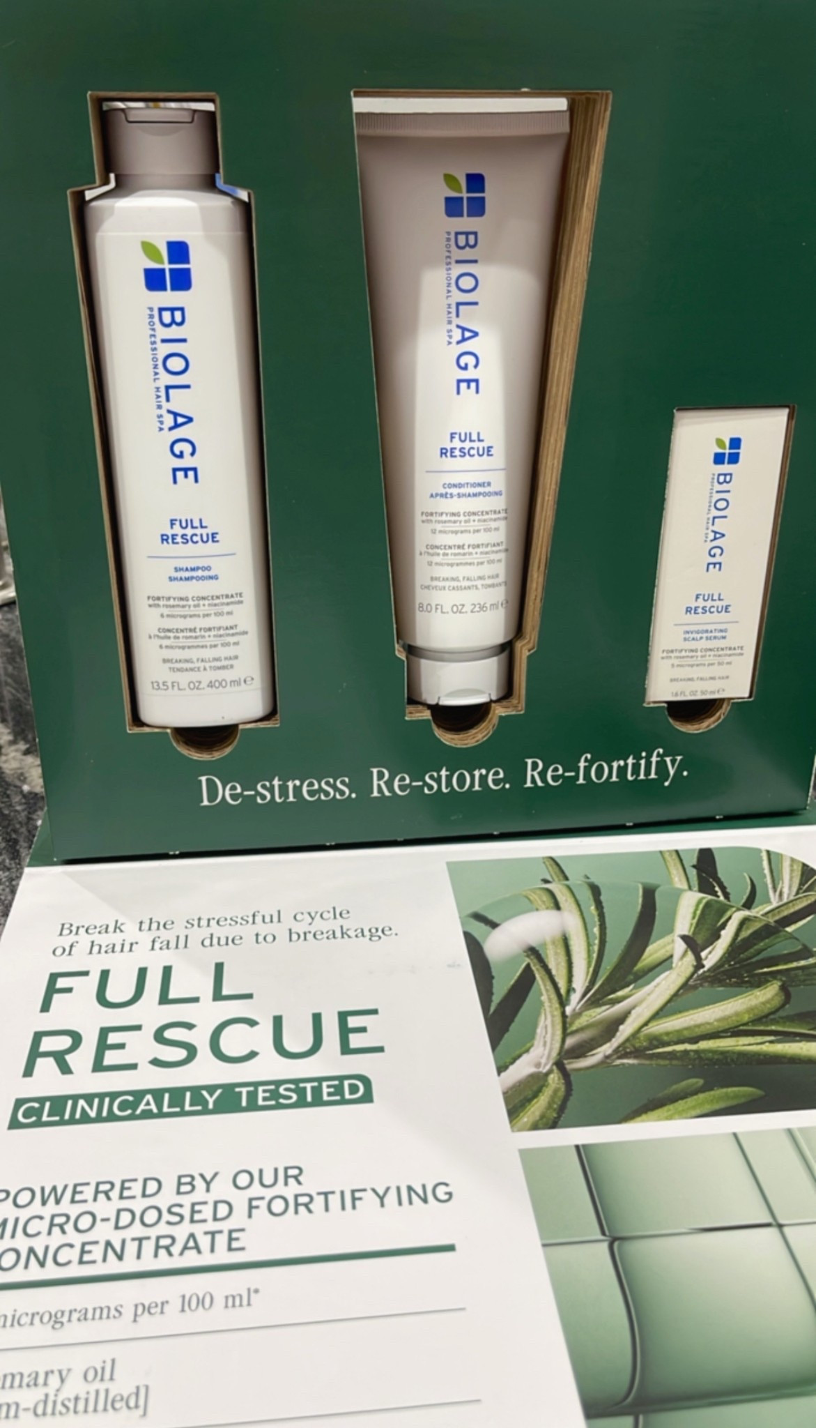 Haircare find that’s worth it 🙌 I’ve been using the Biolage Full Rescue system and my hair feels stronger, softer, and noticeably healthier. This 3-step set helps reduce breakage and brings your hair back to life. Linked it all from @ultabeauty! #LTKHair #LTKBeauty #LTKUlta

#LTKFindsUnder50 #LTKBeauty #LTKStyleTip