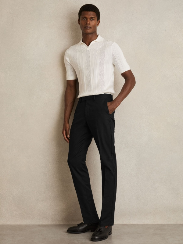 Slim Fit Cotton Blend Chinos | Reiss UK