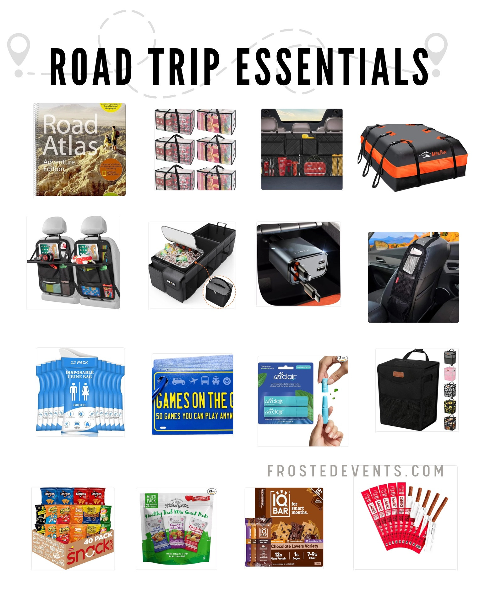 Road Trip Essentials - everything you need for a family road trip 

#LTKTravel #LTKmomlife #LTKKids