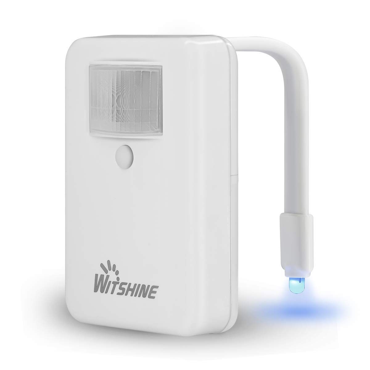 Witshine Toilet Night Light - 16 Color Motion Sensor Activated Bathroom LED Bowl Nightlight - Cool F | Amazon (US)
