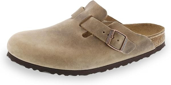 Birkenstock Women's Boston Suede Clogs | Amazon (US)