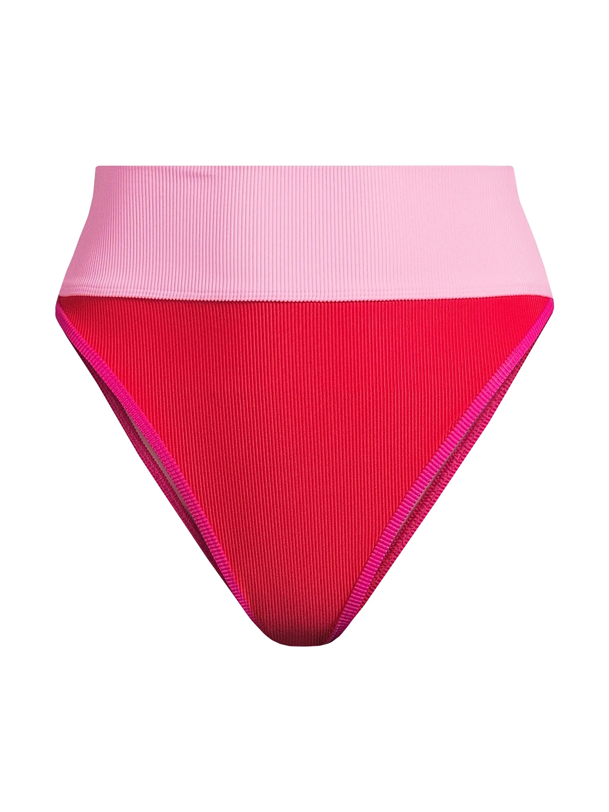 Beach RiotEmmy Colorblocked High-Waist Bikini Bottom | Saks Fifth Avenue