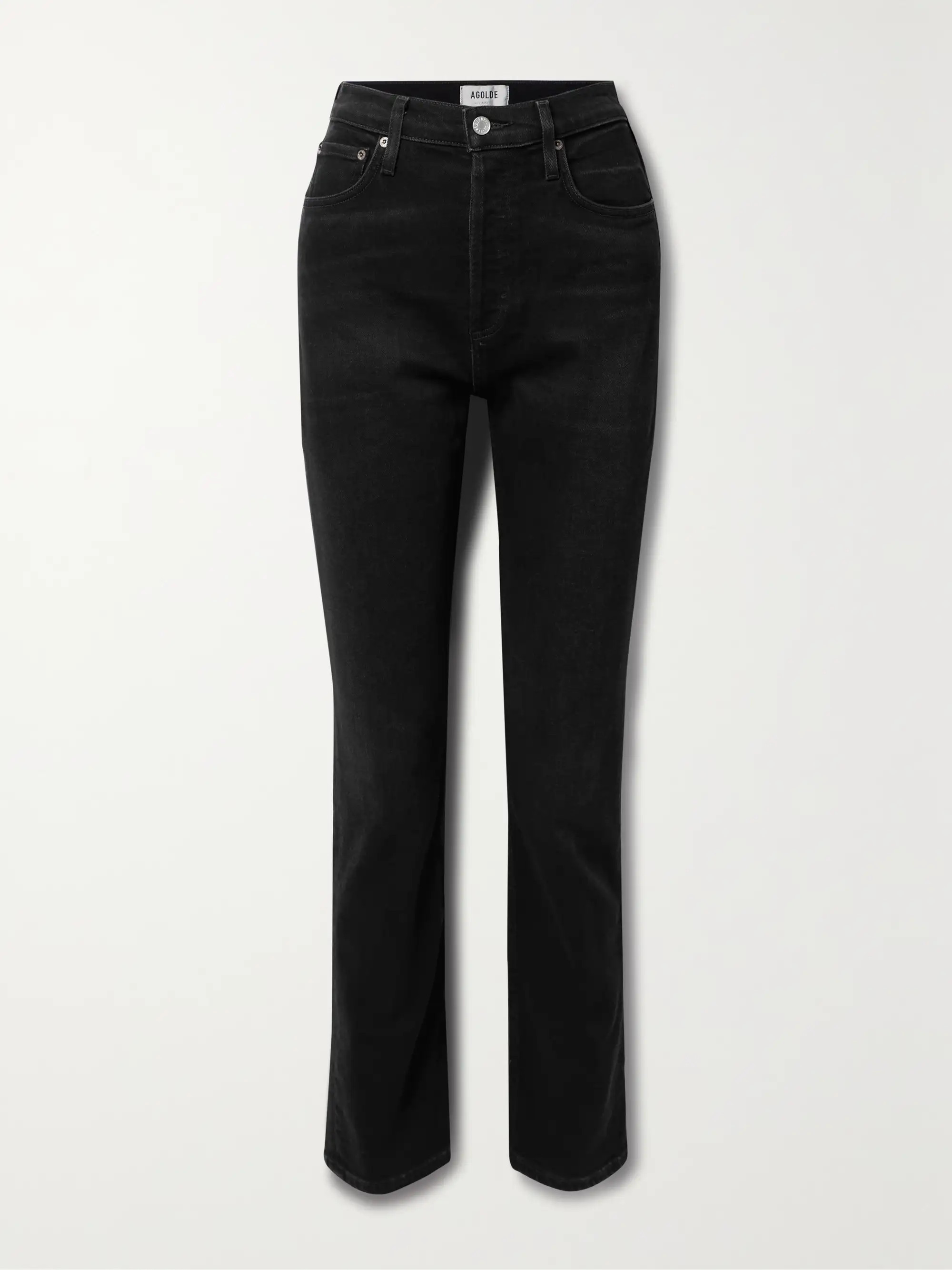 + NET SUSTAIN Freya high-rise slim-leg organic jeans | NET-A-PORTER (UK & EU)