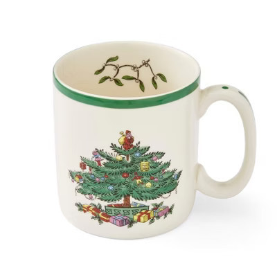 Spode Christmas Tree Mug, 9oz Festive Christmas Coffee Mug - Microwave & Dishwasher Safe - for Hot Cocoa, Mulled Winery, Festive Holiday Drinkware | Target