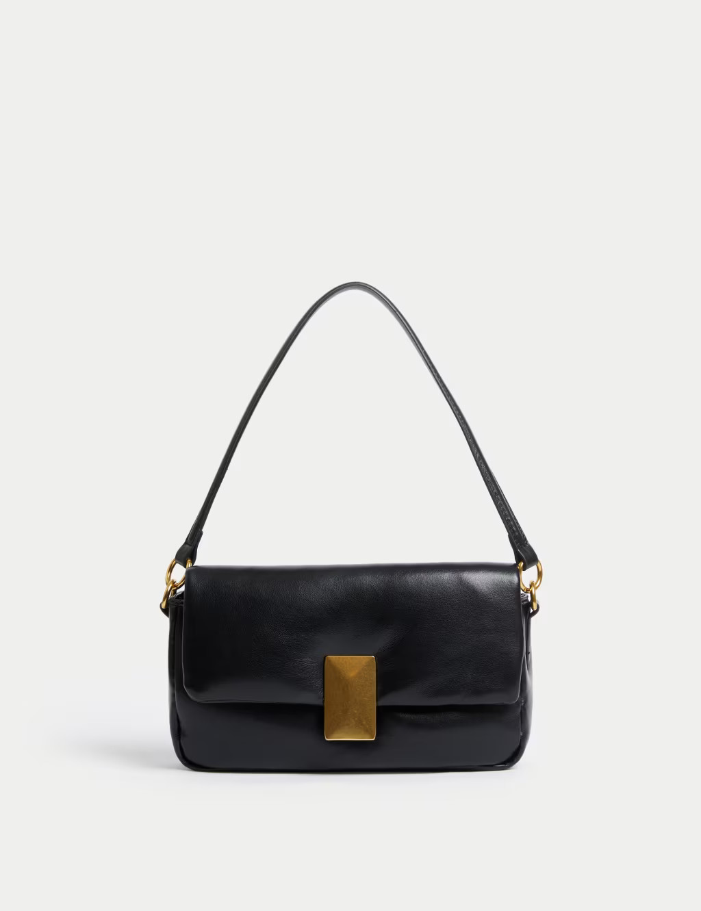 Faux Leather Puffy Baguette Bag | Marks & Spencer (UK)