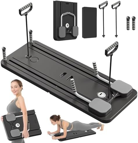 JANUA Pilates Board - Pilates Reformer Set, Multi-Purpose Foldable Pilates Reformer Board for Hom... | Amazon (US)