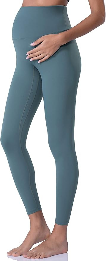 POSHDIVAH Women's Maternity Leggings Over The Belly Pregnancy Yoga Pants Active Wear Workout Legg... | Amazon (US)