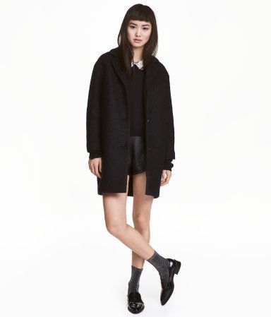 H&M Wool-blend Bouclé Coat $69.99 | H&M (US)