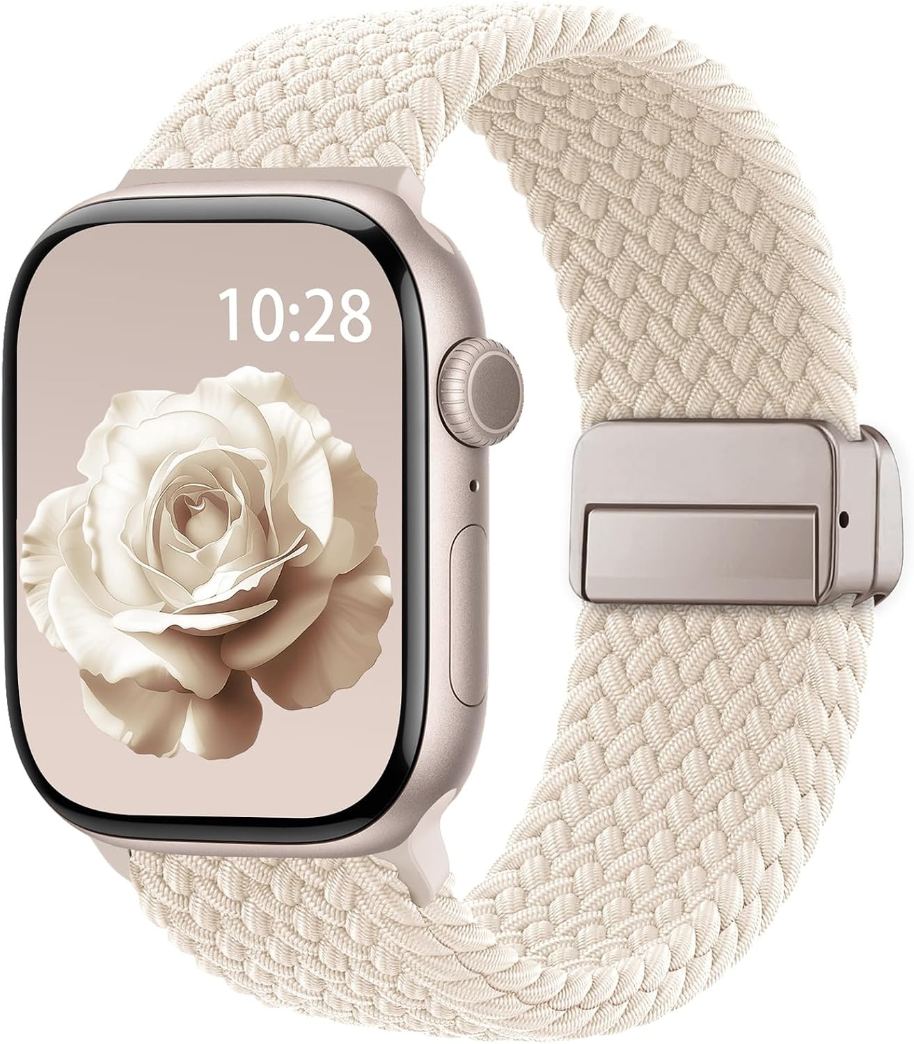 Braided Stretchy Magnetic Sport Band for Apple Watch Bands for Women Men | Amazon (US)