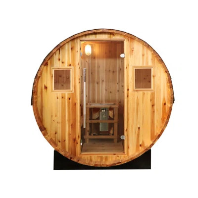 Solace 2 Person Traditional Barrel Sauna | Wayfair North America
