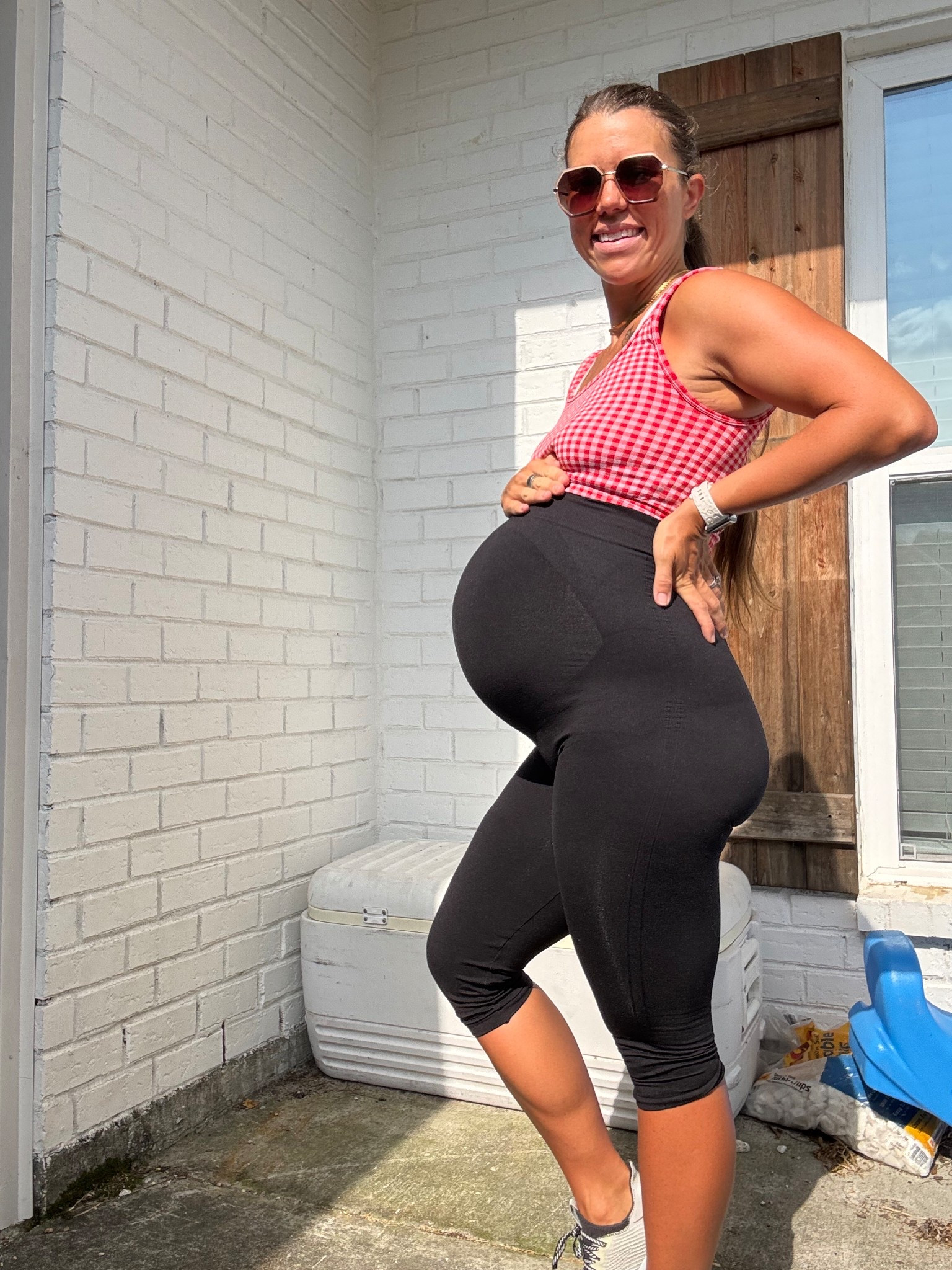 Loving this set, but only the top fits now! So stretchy and comfy 

#LTKTravel #LTKActive #LTKSeasonal