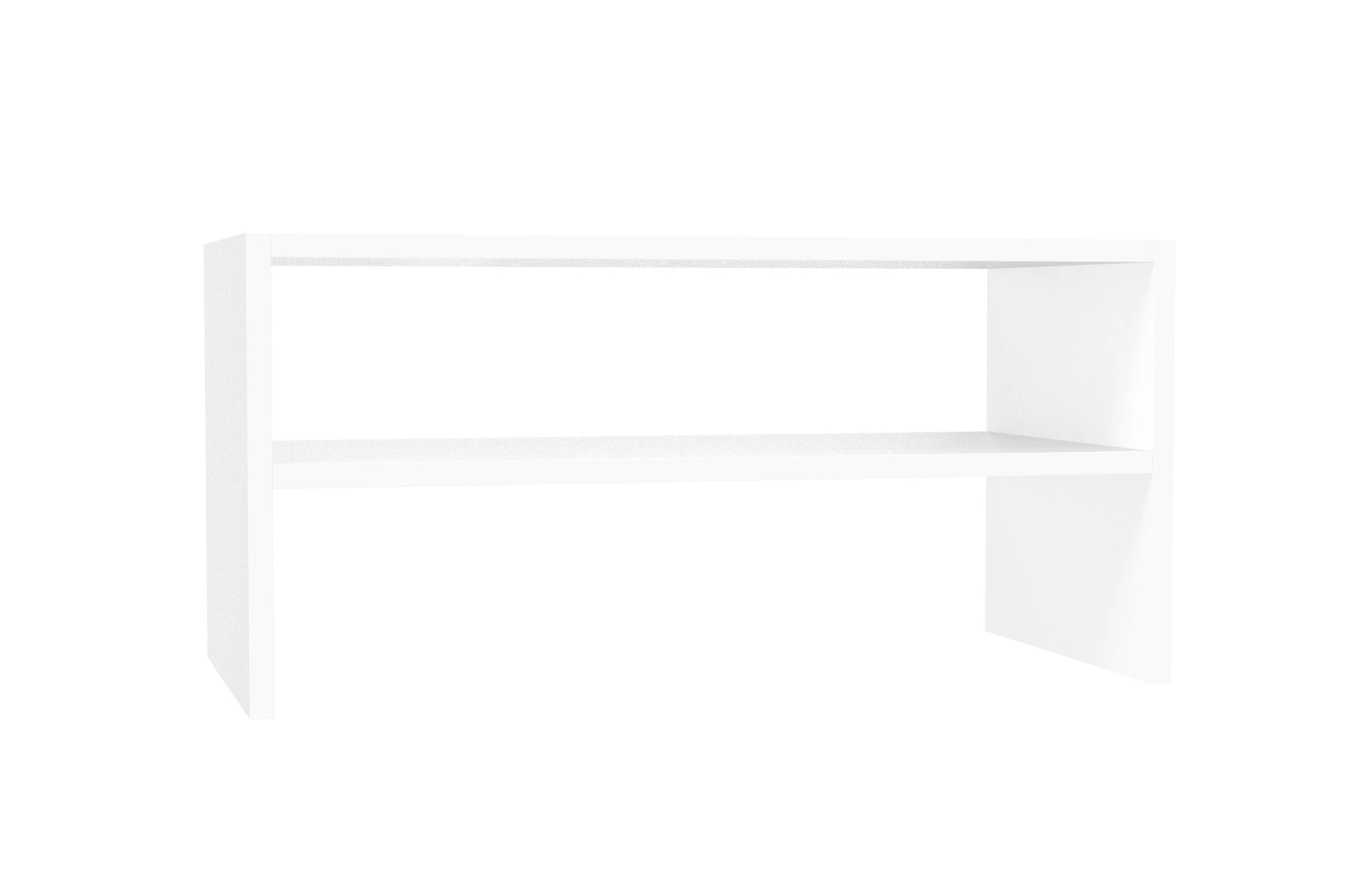 Style Selections 11.63-Inches H x 24-Inches W x 11.63-Inches D White Stackable Wood laminate Cube organizer | CL22-ST2-W | Lowe's