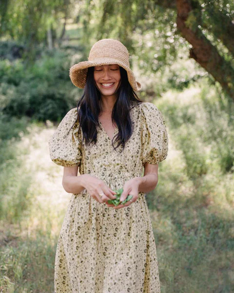The Dahlia Dress | Nettle Ditsy Field | Christy Dawn