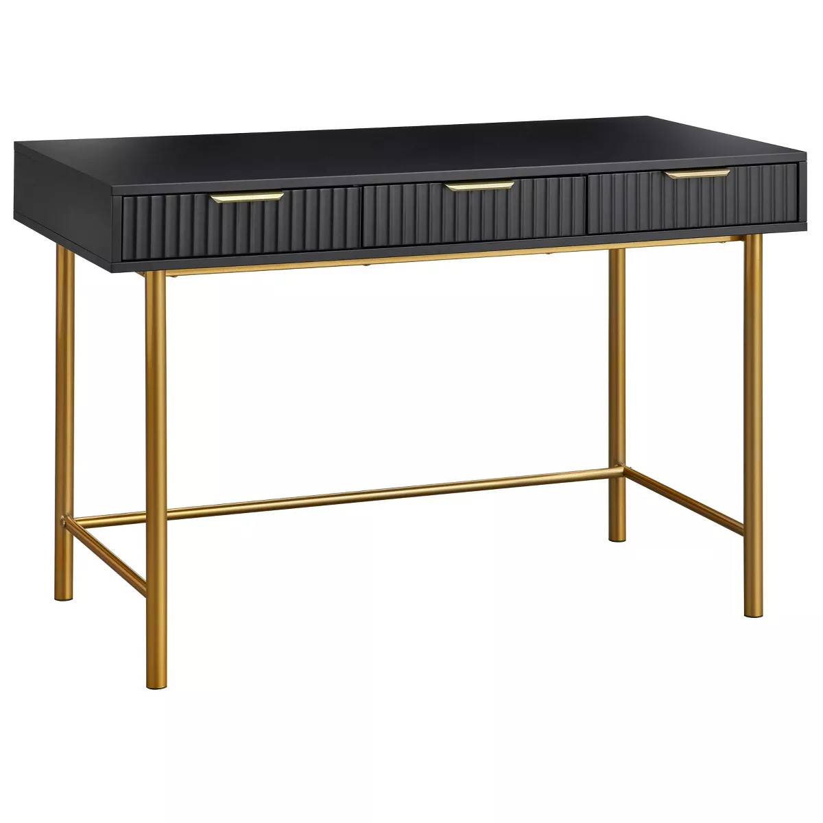 Lifestorey Russo 3 Drawer Modern Glam Desk | Target