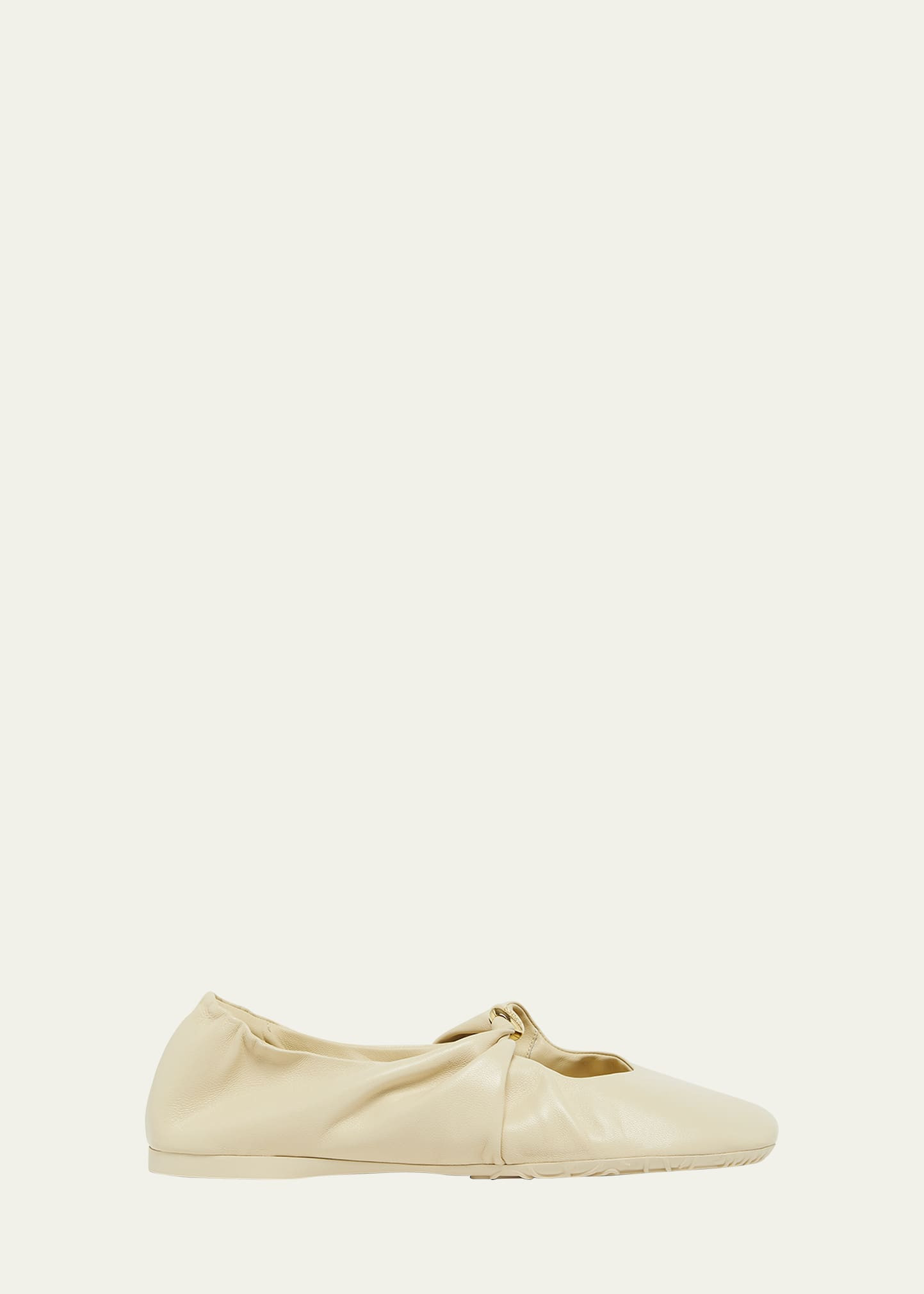 Loewe Pebble Soft Leather Ballerina Flats | Bergdorf Goodman