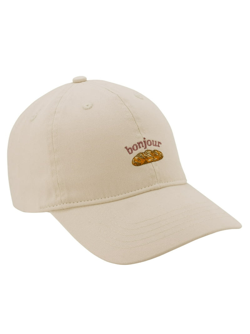 Time and Tru Bonjour Cotton Baseball Hat | Walmart (US)