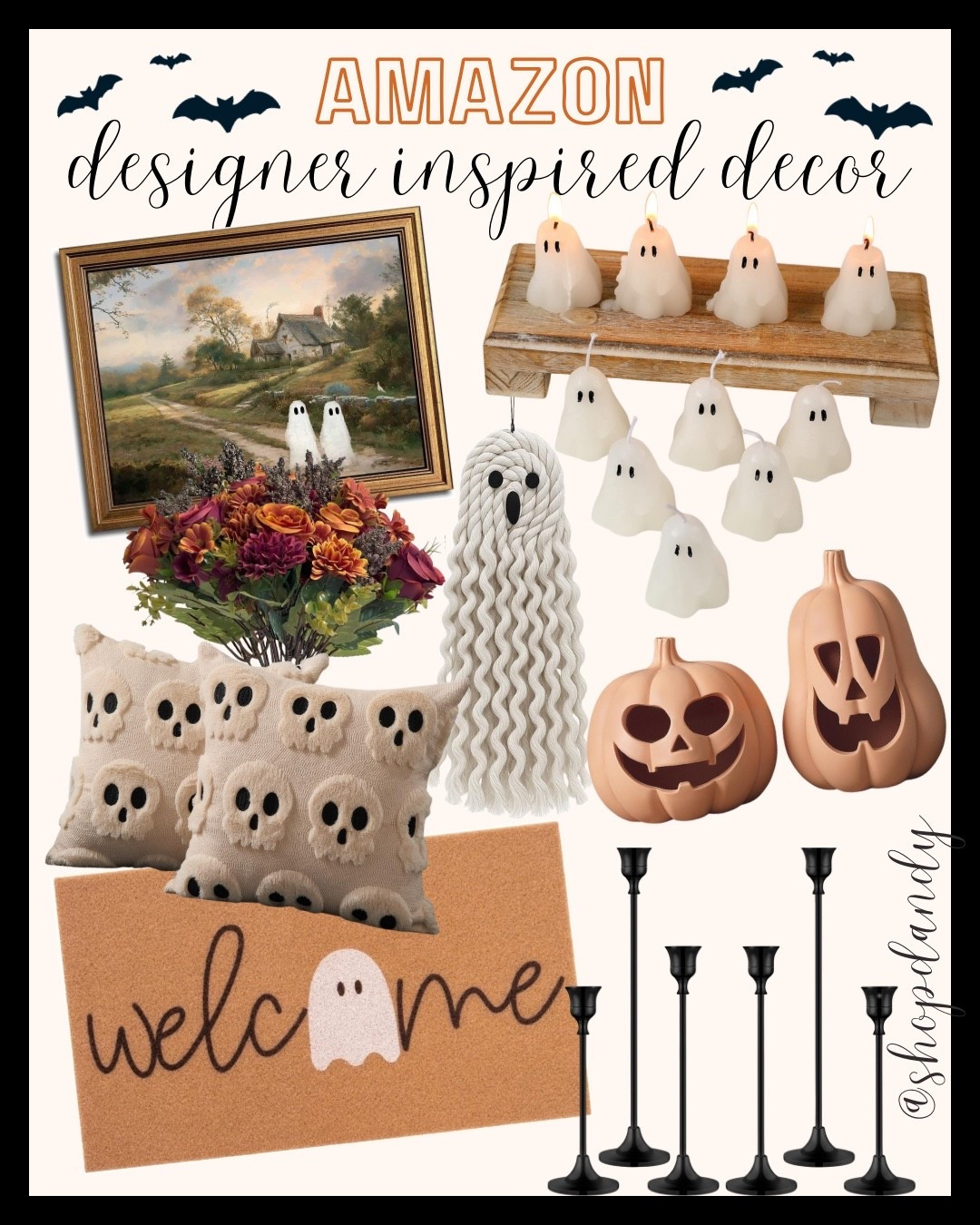 Designer inspired Halloween home decor from Amazon! Great budget friendly options for spooky touch. 

Shop dandy, Anthropologie, pottery barn, look alikes, Halloween decor

#LTKHalloween #LTKFindsUnder100 #LTKHome