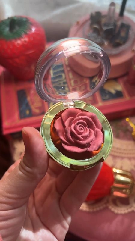 Pretty rose cream blush. It looks so pretty in my bedroom. I’m not sure if I’ll even use it but it is actually a nice pretty blush. They have other colors and I linked a few other blushes that are almost too pretty to use. 

#roseblush
#makeup
#targetfind #makeupvanity #pinkmakeup 

#LTKunder50 #LTKbeauty #LTKFind