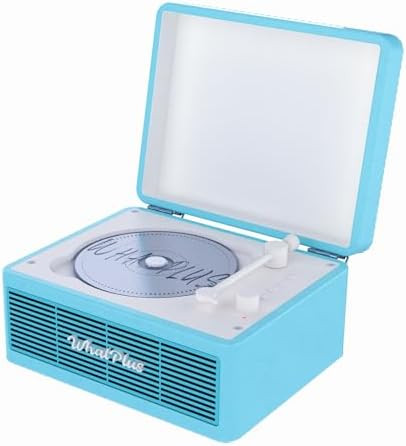Portable CD Player with Bluetooth 5.2, Rechargeable Battery & Built-in Speakers – Hi-Fi Retro S... | Amazon (US)