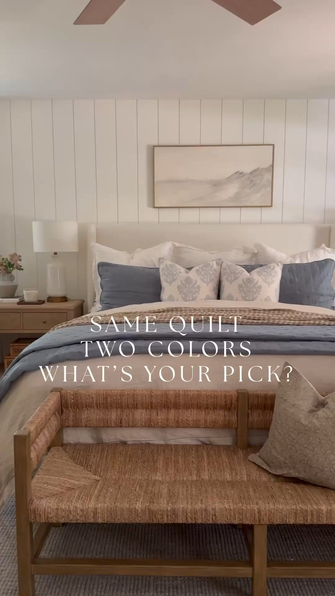 Same quilt, two colors 🤍 Lots of this bedding is on sale right now! 

Modern coastal bedroom  Neutral bedroom  Amazon bedding  rug  nightstands  wall art  throw pillows  Amazon finds Bedroom 

 Home inspo  Seasonal decor  Seasonal home inspo  sherricalnan

#LTKHome #LTKSaleAlert